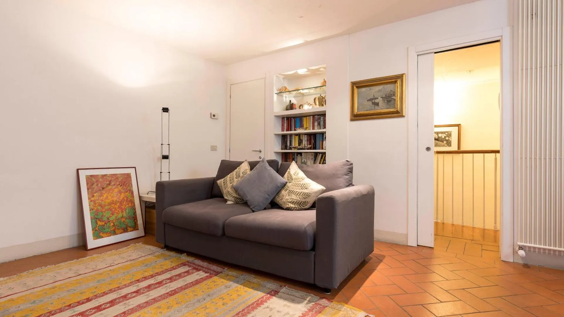 Santa Croce Cozy Duplex Lägenhet Florens